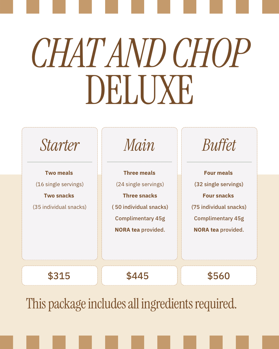 Chat and Chop